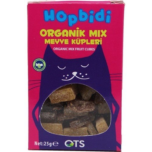 OTS,hopbidi organic mix fruit cubes,25g