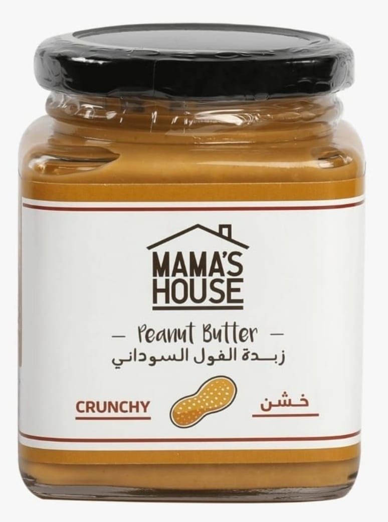 Mamas House, Peanut butter, crunchy, 300g