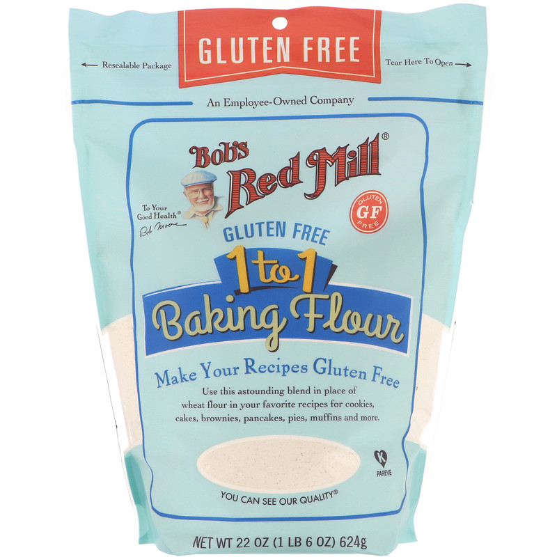 Bob's red mill, Gluten free 1 to 1 baking flour, 624g