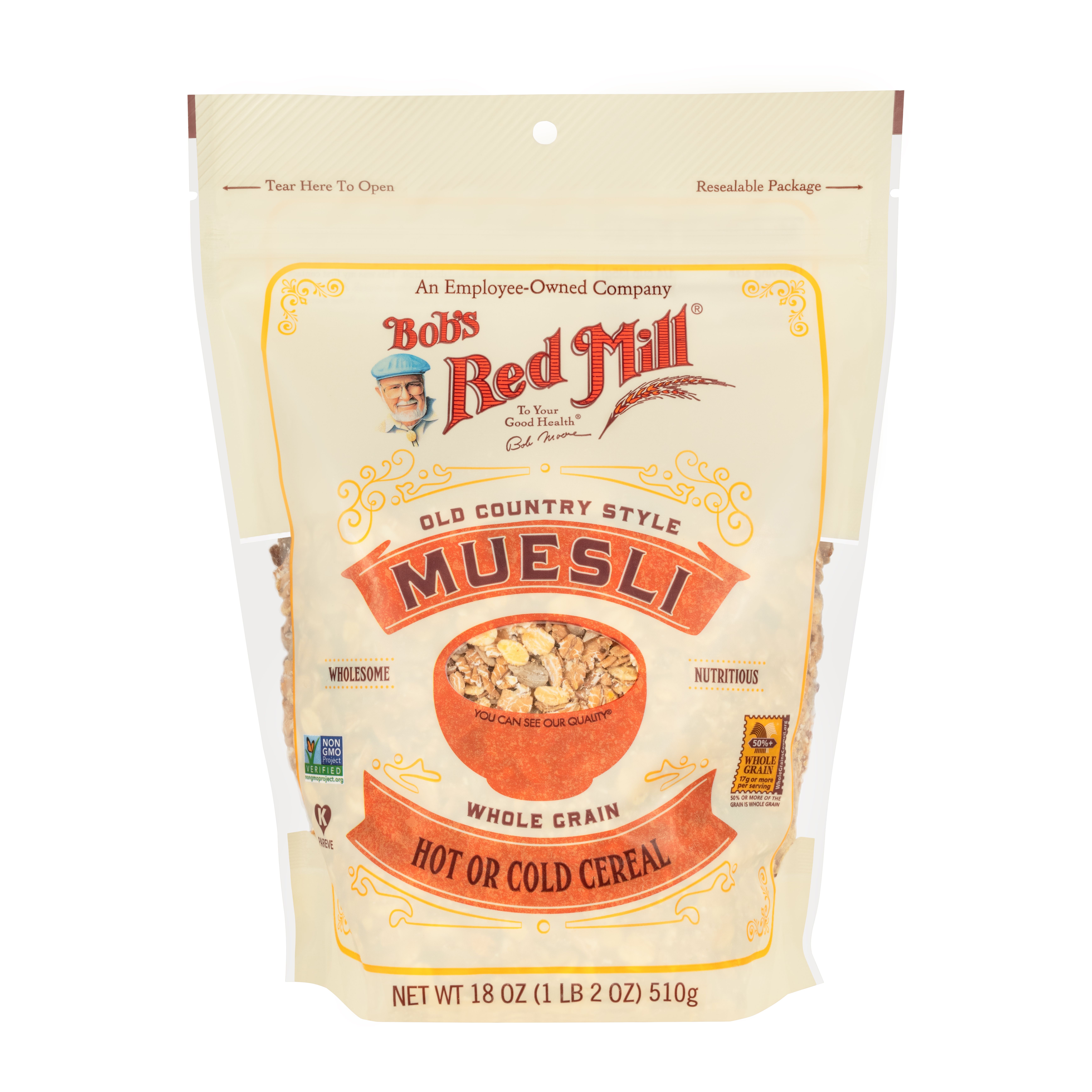 bobs, Cereal Muesli Wholegrain,510g