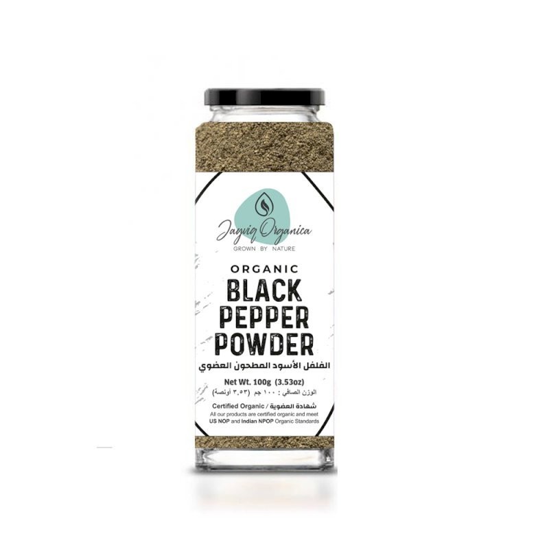 Jayviq Organica, Organic Black Pepper Powder, 100gm