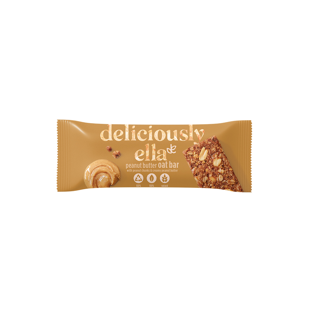 Deliciously Ella,Peanut butter oat bars,50g
